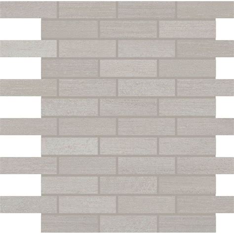 Marazzi Persuade Glazed Ceramic 1 In X 3 In Brick Joint Mosaic