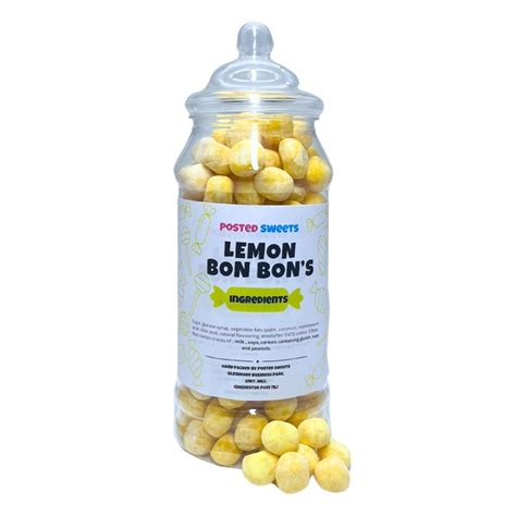 Posted Sweets Lemon Bonbons Sweet Jar Online Sweet Shop