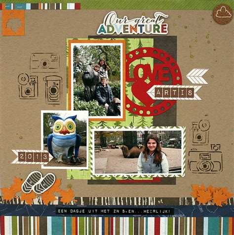 Love Artis Imaginisce Project Idea Scrapbook