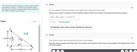 Solved Part A The Loop Of Wire Shown In Figure Forms A Chegg