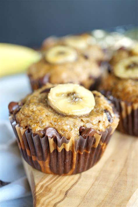 Vegan Chocolate Chip Banana Muffins The Baking Fairy