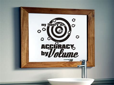Accuracy By Volume Vinyl Decal