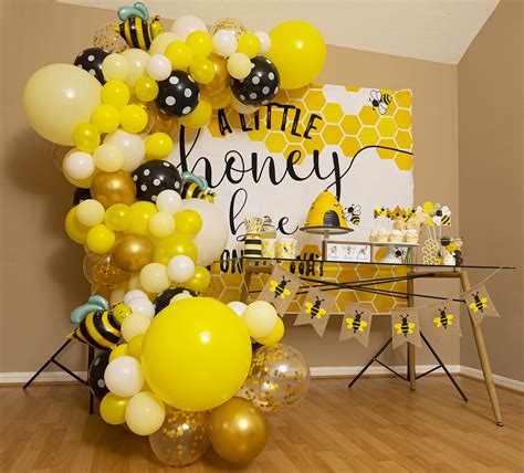 Buy Bee Balloons Garland Kit Arch Bumble Bee Balloons For What Will