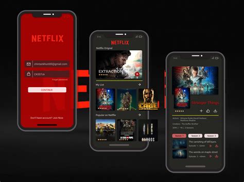 Netflix App Re Design Ui Kit Uplabs