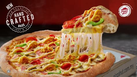 The New Light And Tasty Pizza Hut Hand Crafted Pizza Youtube