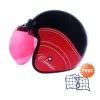 Jual Wto Helmet Retro Bogo Classic Hitam Merah Helm Half Face Free