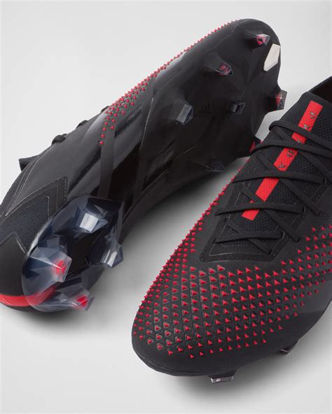 Black Red Predator Accuracy Football Boots Adidas Football For Prada