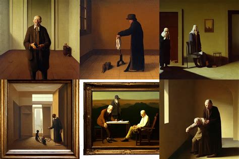 The Blind Man By Franz Sedlacek Highly Detailed Oil Stable Diffusion