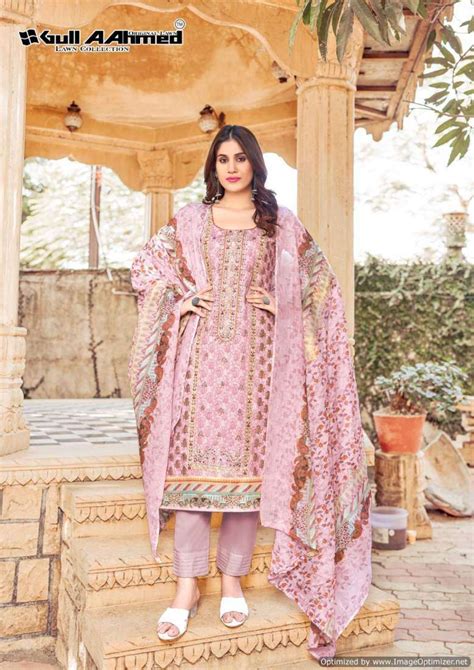 Gull A Ahmed Bin Saeed Vol Lawn Cotton With Printed Pakistani Suits