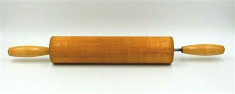 Vintage Thorpe Rolling Pin Co 19 Long Wooden Rolling Pin Made In