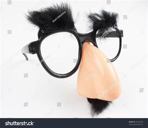 Iconic Glasses Disguise Object Not Copyrighted With Mustache Bushy Eyebrows And Big Nose