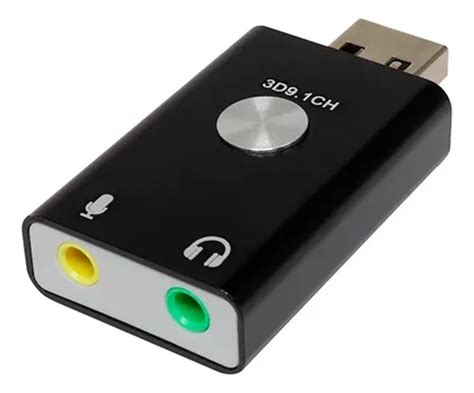 Adaptador Audio Tarjeta Sonido Externa Usb Virtual D