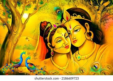 Radha Krishna Paintings Royalty-Free Images, Stock Photos & Pictures | Shutterstock