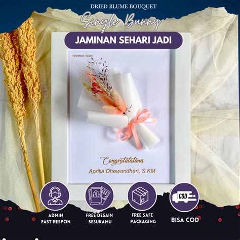 Jual Hadiah Wisuda Kekiniaan Pigura Murah Unik Custom Sidang Kelulusan