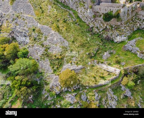 Montenegro Bay Of Kotor Gulf Of Kotor Boka Kotorska And Walled Old