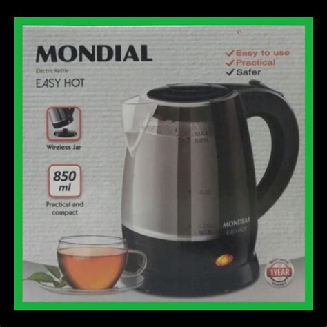 Jual TEKO LISTRIK CORDLESS MONDIAL EASY HOT ELEKTRIC KETTLE OTOMATIS L Shopee Indonesia