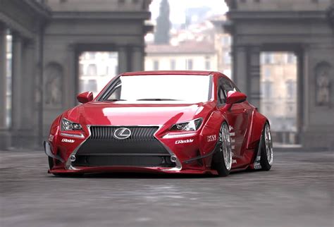 Evasive Motorsports Rocket Bunny Wide Body Aero Kit Lexus RC 350 F