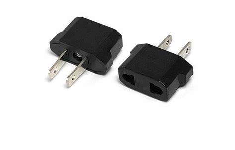 US To EU EU TO US Power Plug Converter Adapter Adaptor USA To European ...