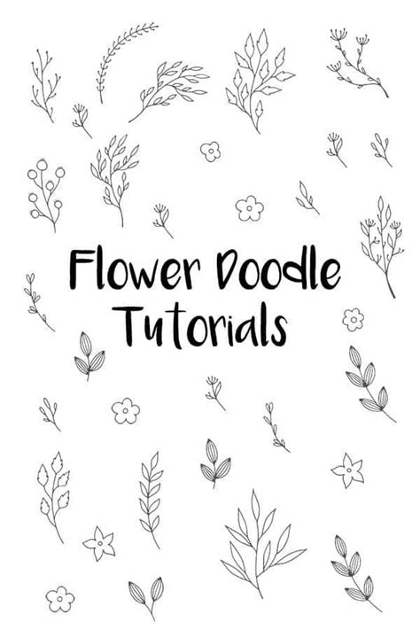 Flower Doodles Easy