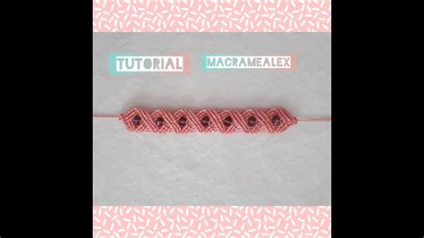 Easy Wavy Macrame Zigzag Bracelet Tutorial Macrame Bracelet Diy