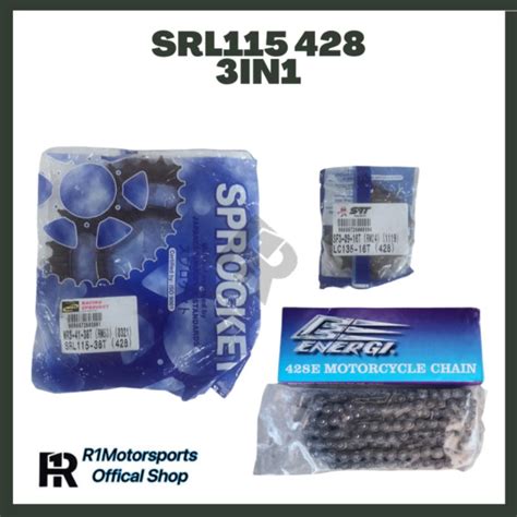 ENERGY SRL115 SRL115FI 428 Sprocket Set And Chain 3 In 1 Hot Deal