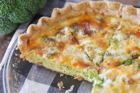 Easy Broccoli Quiche Recipe Lil Luna