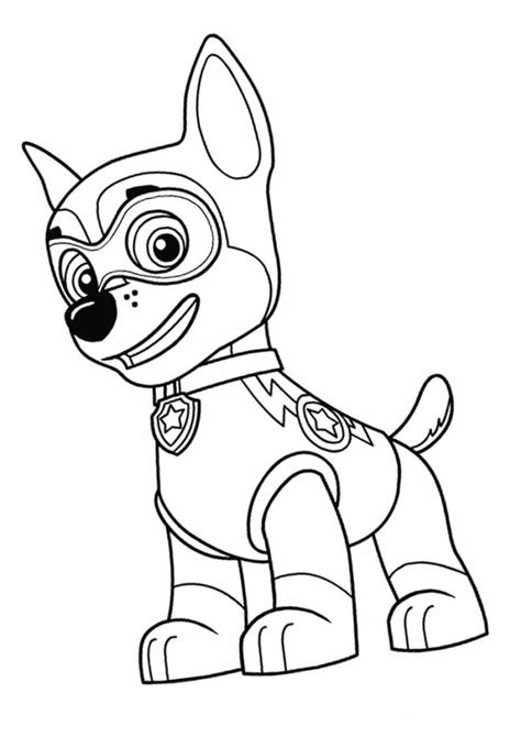 Disegni Di Paw Patrol Da Colorare Immagini Per La Stampa Gratuita