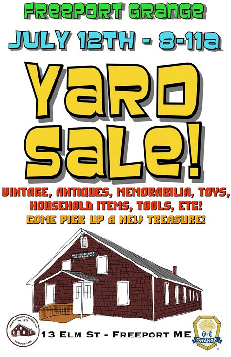 Freeport Grange Yard Sale