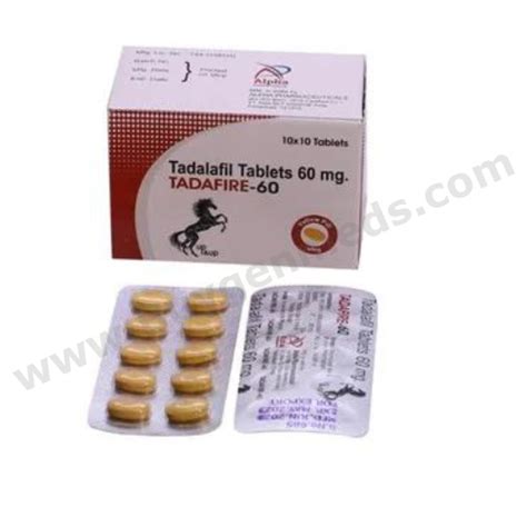 Tadafire 60mg Tadalafil Dosage Price Fast Shipping