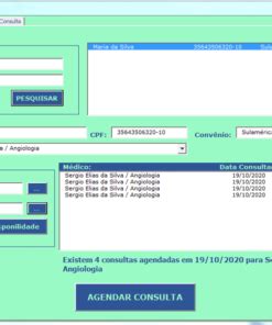 Planilha De Consultas M Dicas Loja Excel Easy