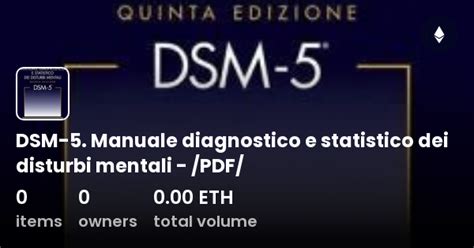 DSM 5 Manuale Diagnostico E Statistico Dei Disturbi Mentali PDF