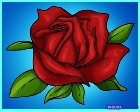 Free Rose Cartoon Drawing, Download Free Rose Cartoon Drawing png ...