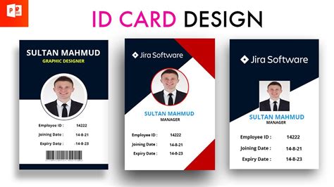 Desain Id Card Bumn Template Powerpoint Imagesee