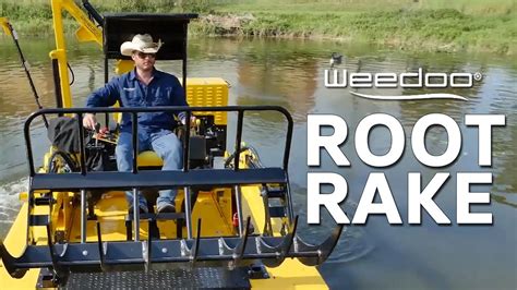 Weedoo Root Rake Best Aquatic Weed Harvester And Work Boats Youtube