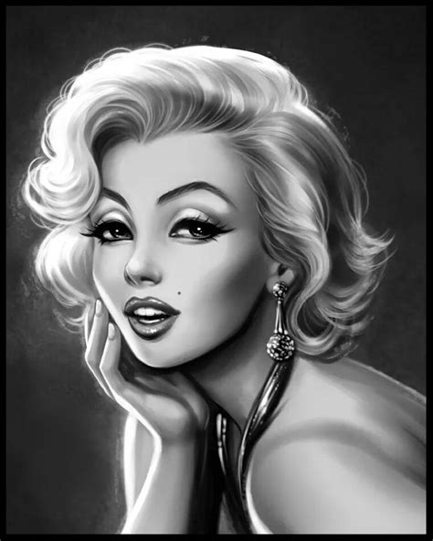 Pin By Albano R On Aubeli Fantasy Marilyn Monroe Drawing Marilyn