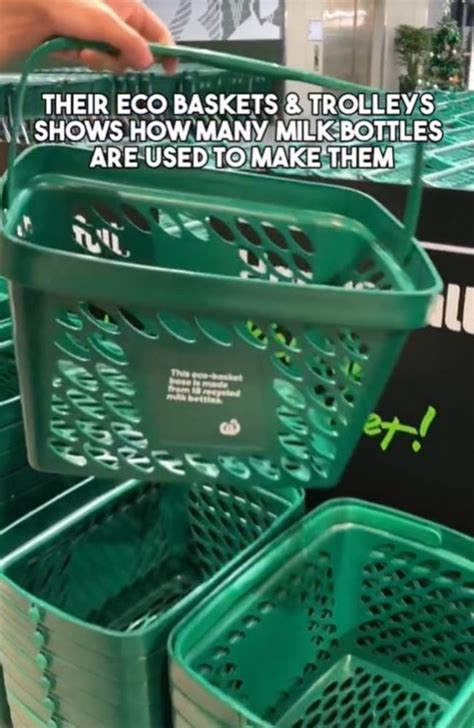 Woolworths Confirmed Shopping Baskets Now Made Of Milk Bottles News