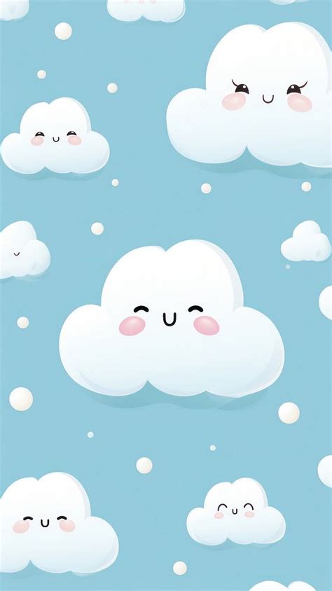 Cloud face pattern wallpaper backgrounds | Free Photo Illustration ...