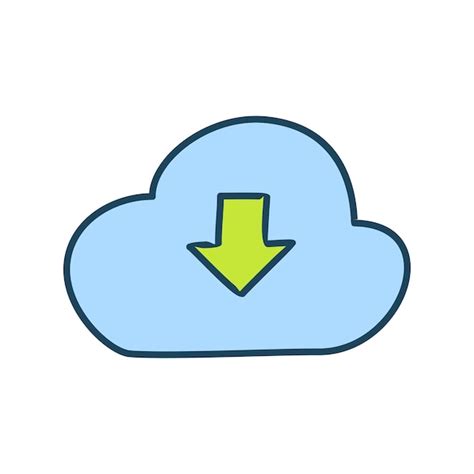 Ic Ne De T L Chargement De Nuage Vectoriel T L Chargement De Symbole