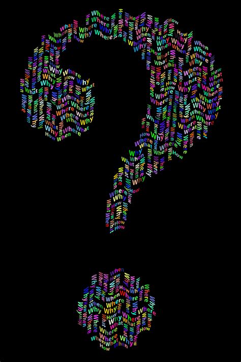 Colorful Question Marks Clip Art Image Clipsafari