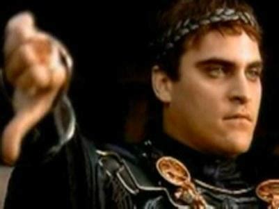 Image Downvoting Roman Commodus Thumbsdown Know Your Meme