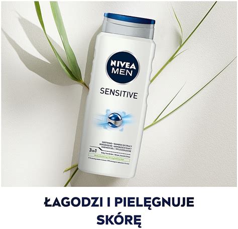 Nivea Men Sensitive Shower Gel Shower Gel For Sensitive Skin Makeupuk