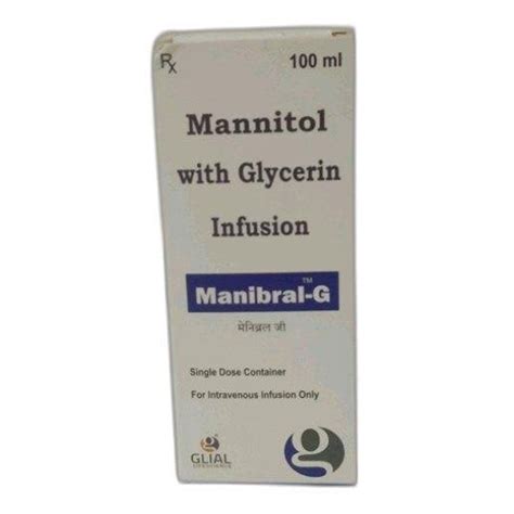 Mannitol Glycerin Infusion Mg Packaging Size Ml At