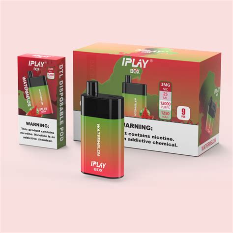 Wholesale Iplay Box Puffs Disposable Vape Pod Supplier And