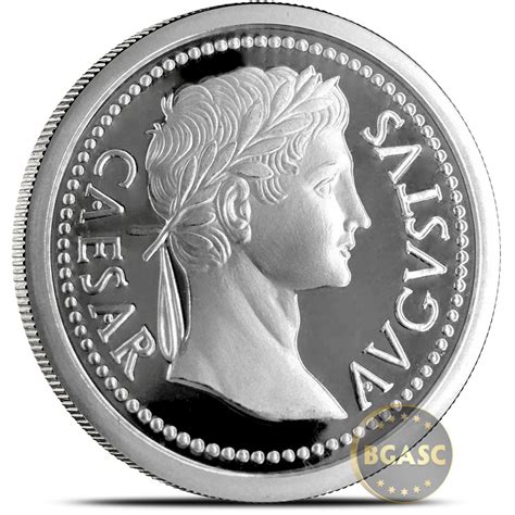 Buy 1 oz Silver Rounds Caesar Augustus .999 Fine Silver Bullion - 1 oz ...