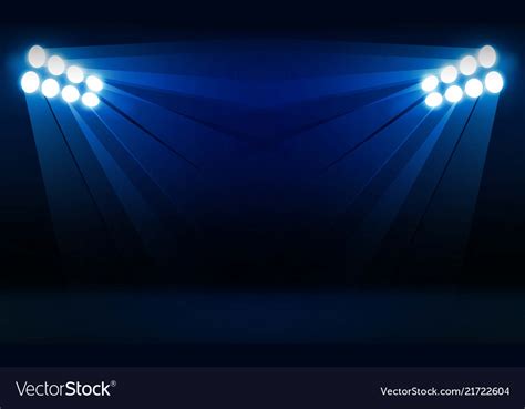 Bright stadium arena lights design illumination Vector Image