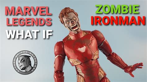 Marvel Legends Zombie Ironman What If Action Figure Unboxing Review