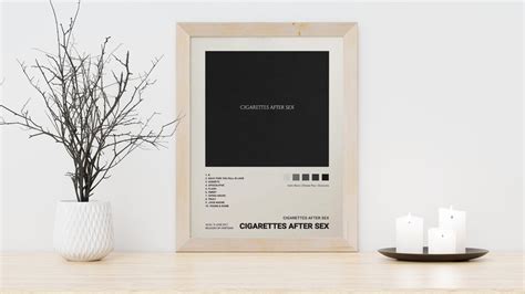 Cigarettes After Sex Album Cover Polaroid Print Handmade Etsy