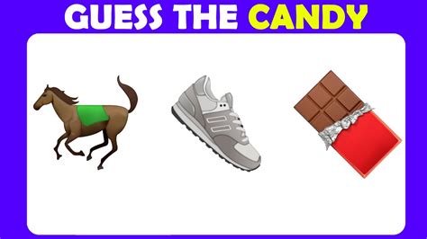 Guess The Candy By Emoji Emoji Fun Guessing Game Atelier Yuwaciaojp