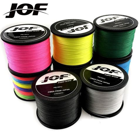 A SELL Hot Sale JOF 4 Strands 1000M 500M 300M 100M Braided Fish Line