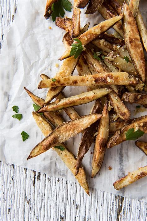 Baked Garlic Truffle Fries • The Crumby Kitchen